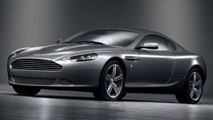 Preview wallpaper aston martin, db9, 2008, metallic gray, side view, style, cars