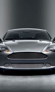 Preview wallpaper aston martin, db9, 2008, gray, front view, sport, auto