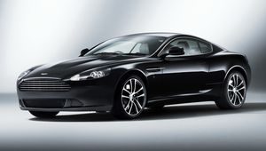 Preview wallpaper aston martin, db9, 2010, black, side view, style, cars