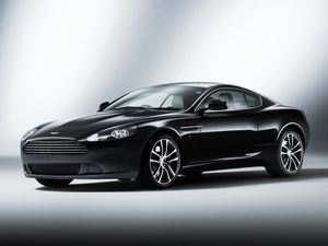 Preview wallpaper aston martin, db9, 2010, black, side view, style, cars