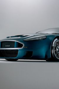 Preview wallpaper aston martin, dbrs9, 2005, blue, front view, style, cars