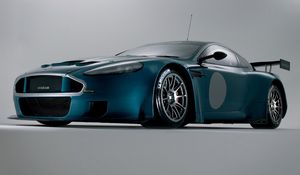 Preview wallpaper aston martin, dbrs9, 2005, blue, front view, style, cars