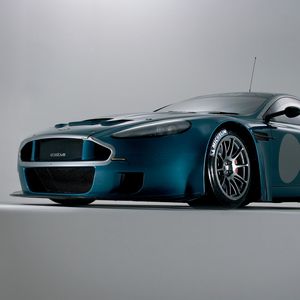 Preview wallpaper aston martin, dbrs9, 2005, blue, front view, style, cars