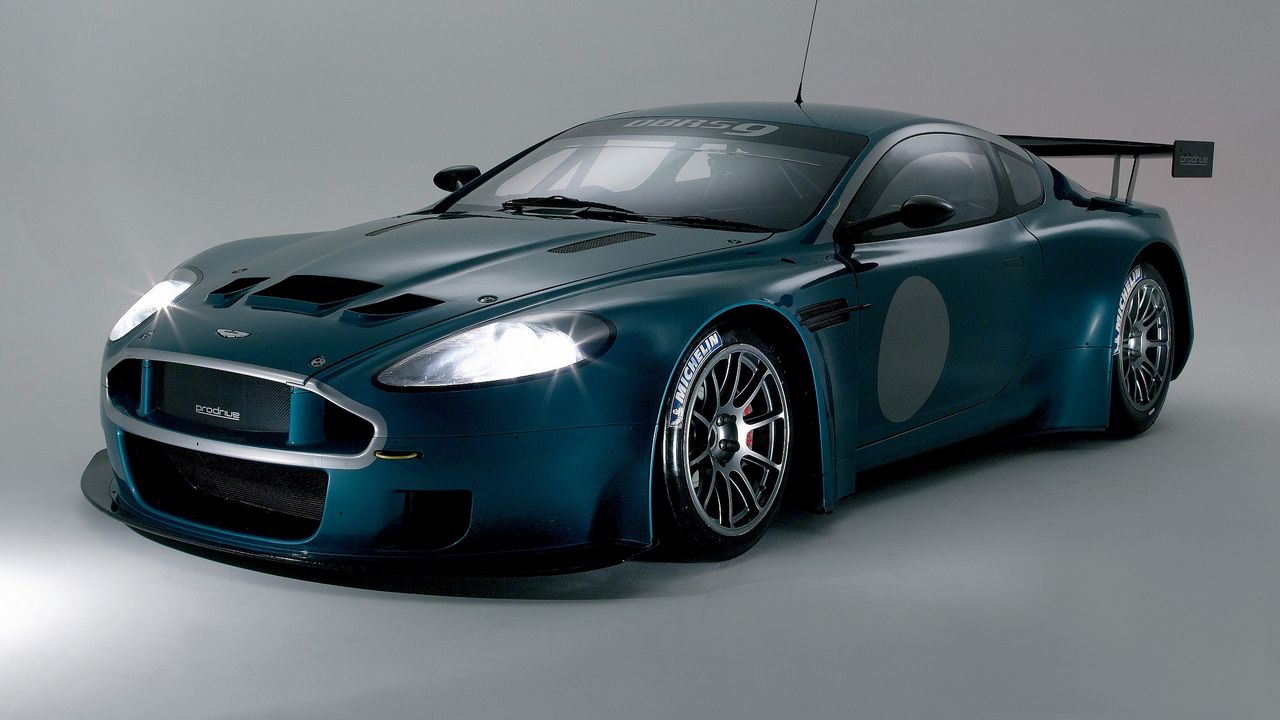 Wallpaper aston martin, dbrs9, 2005, green, front view, style, cars, sports