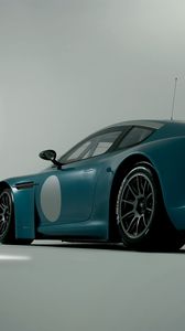 Preview wallpaper aston martin, dbrs9, 2005, green, rear view, style, sports, cars