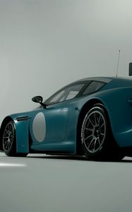 Preview wallpaper aston martin, dbrs9, 2005, green, rear view, style, sports, cars