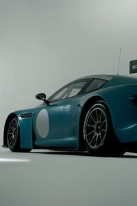 Preview wallpaper aston martin, dbrs9, 2005, green, rear view, style, sports, cars