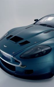 Preview wallpaper aston martin, dbrs9, 2005, green, front view, style, cars, sports