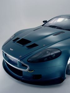 Preview wallpaper aston martin, dbrs9, 2005, green, front view, style, cars, sports