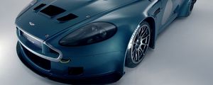 Preview wallpaper aston martin, dbrs9, 2005, green, front view, style, cars, sports