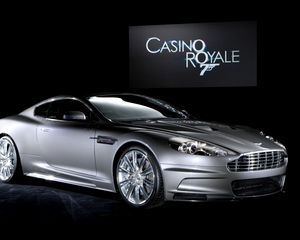 Preview wallpaper aston martin, dbs, 2006, metallic gray, side view, sport, auto