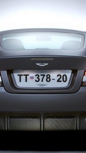 Preview wallpaper aston martin, dbs, 2006, gray, rear view, style, auto