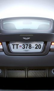 Preview wallpaper aston martin, dbs, 2006, gray, rear view, style, auto