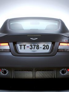 Preview wallpaper aston martin, dbs, 2006, gray, rear view, style, auto