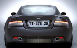 Preview wallpaper aston martin, dbs, 2006, gray, rear view, style, auto