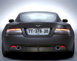 Preview wallpaper aston martin, dbs, 2006, gray, rear view, style, auto