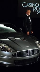 Preview wallpaper aston martin, dbs, 2006, gray, front view, style, auto