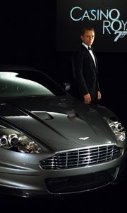 Preview wallpaper aston martin, dbs, 2006, gray, front view, style, auto