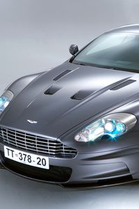 Preview wallpaper aston martin, dbs, 2006, gray, front view, auto