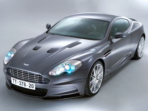 Preview wallpaper aston martin, dbs, 2006, gray, front view, auto