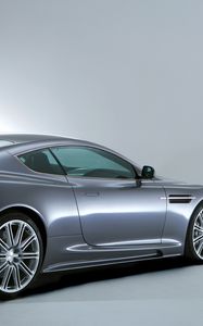 Preview wallpaper aston martin, dbs, 2006, gray, side view, style, auto