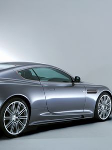 Preview wallpaper aston martin, dbs, 2006, gray, side view, style, auto