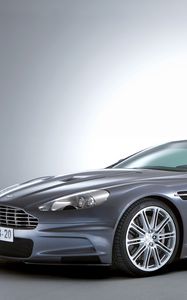 Preview wallpaper aston martin, dbs, 2006, gray, side view, auto