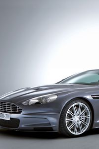 Preview wallpaper aston martin, dbs, 2006, gray, side view, auto