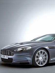 Preview wallpaper aston martin, dbs, 2006, gray, side view, auto