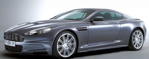 Preview wallpaper aston martin, dbs, 2006, gray, side view, auto