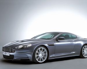 Preview wallpaper aston martin, dbs, 2006, gray, side view, auto