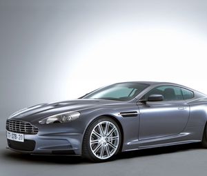 Preview wallpaper aston martin, dbs, 2006, gray, side view, auto