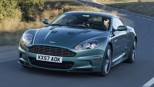 Preview wallpaper aston martin, dbs, 2008, green, front view, cars, speed