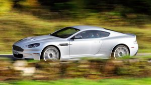 Preview wallpaper aston martin, dbs, 2008, white metallic, side view, car, speed