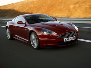 Preview wallpaper aston martin, dbs, 2008, red, front view, style, auto