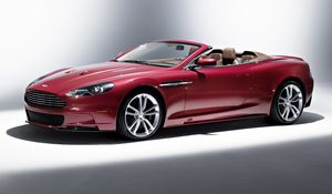 Preview wallpaper aston martin, dbs, 2009, dark red, side view, style, auto