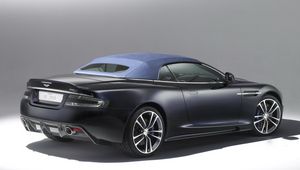 Preview wallpaper aston martin, dbs, 2010, black, opaque, side view, style, auto, shade