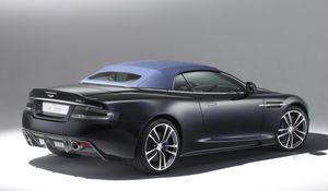 Preview wallpaper aston martin, dbs, 2010, black, opaque, side view, style, auto, shade