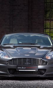 Preview wallpaper aston martin, dbs, 2010, gray, front view, sports