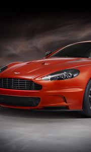 Preview wallpaper aston martin dbs, 2011, red, side view, sport, auto