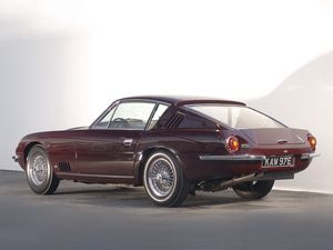 Preview wallpaper aston martin, dbsc, 1966, cherry, side view, retro, auto