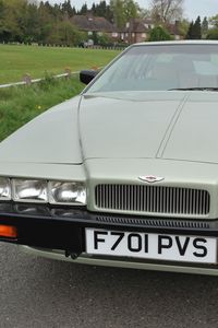 Preview wallpaper aston martin, lagonda, 1987, green, front view, style, home