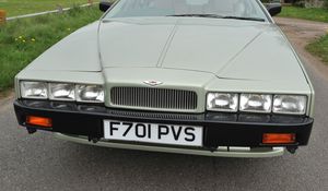 Preview wallpaper aston martin, lagonda, 1987, green, front view, style, home