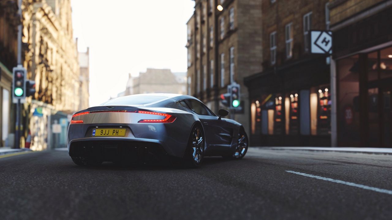 Wallpaper aston martin one 77, aston martin, sports car, side view