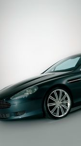 Preview wallpaper aston martin, rapide, 2006, black, side view, concept car, style