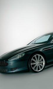 Preview wallpaper aston martin, rapide, 2006, black, side view, concept car, style