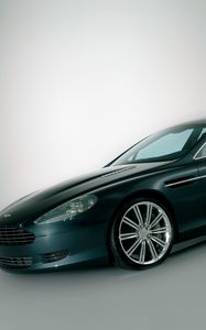 Preview wallpaper aston martin, rapide, 2006, black, side view, concept car, style