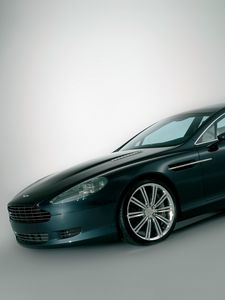 Preview wallpaper aston martin, rapide, 2006, black, side view, concept car, style