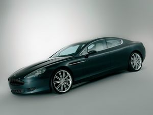 Preview wallpaper aston martin, rapide, 2006, black, side view, concept car, style