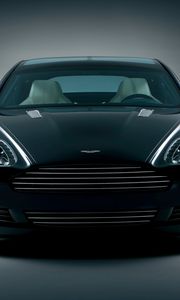 Preview wallpaper aston martin, rapide, 2006, black, front view, concept car, auto